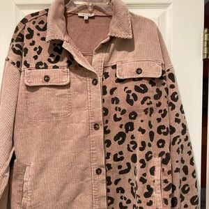 White Birch Shacket, EUC